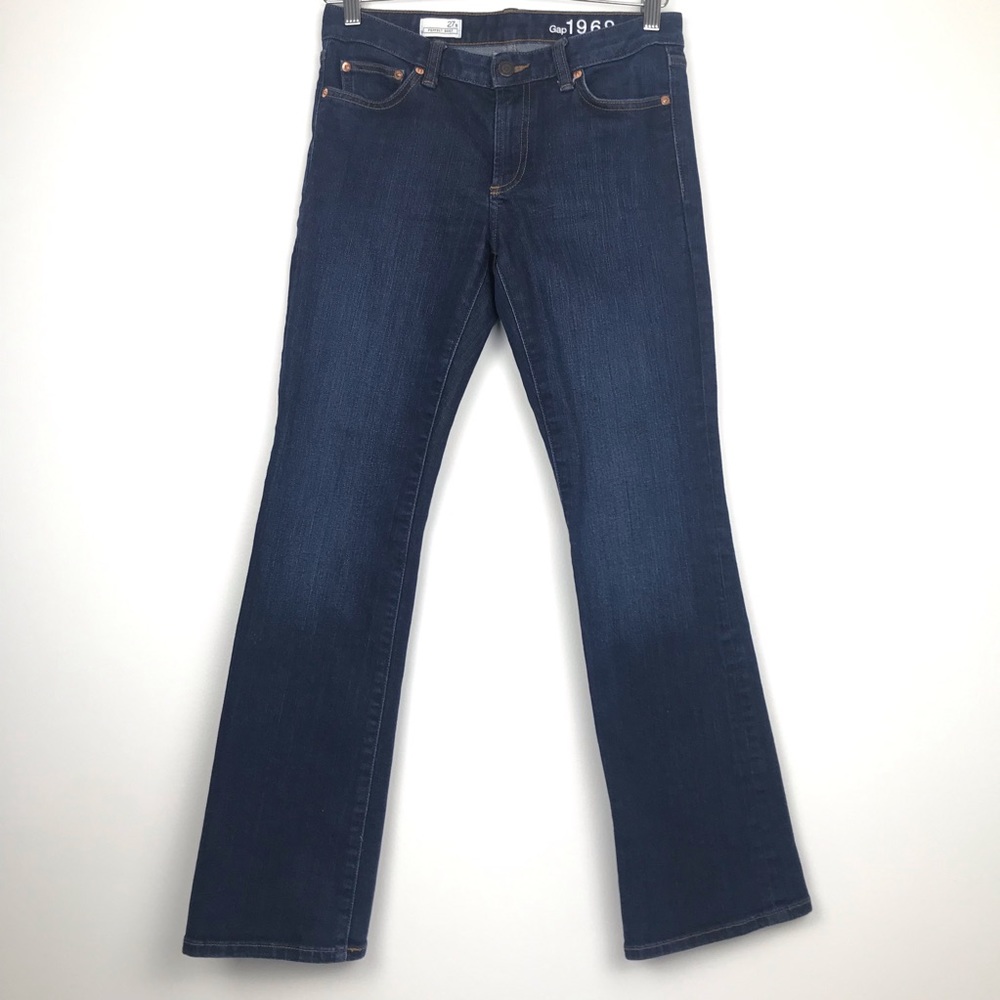 👖 Gap Short Perfect Boot Medium-Dark Wash Jeans